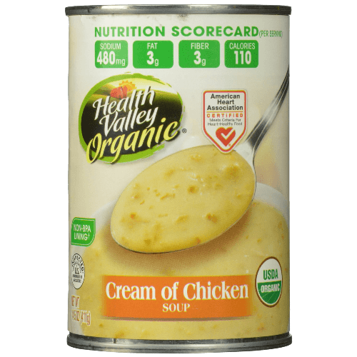 Health Valley Organic Soup Cream of Chicken