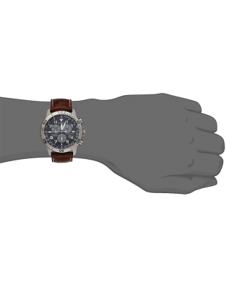 Citizen Men's BL5250-02L Titanium Eco-Drive Watch with Leather Band