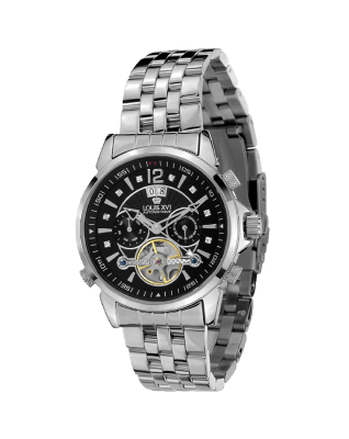 Louis XVI ATHOS L&#039;argent Noir Sapphire Mechanical Automatic Watch