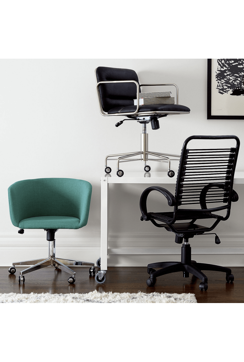 Coup teal office chair