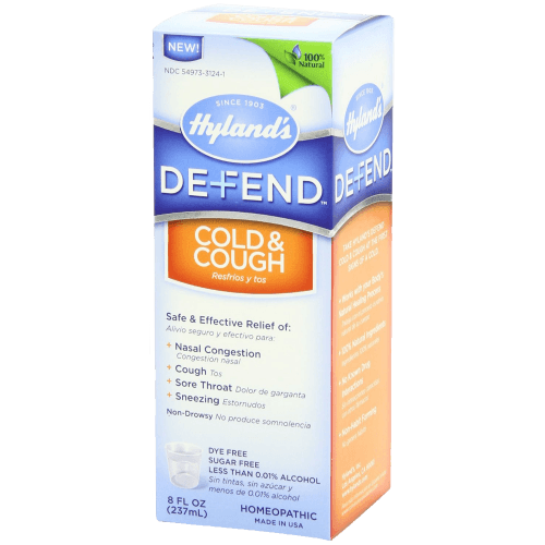 Hyland&#039;s Defend Cough and Cold 8 Ounce