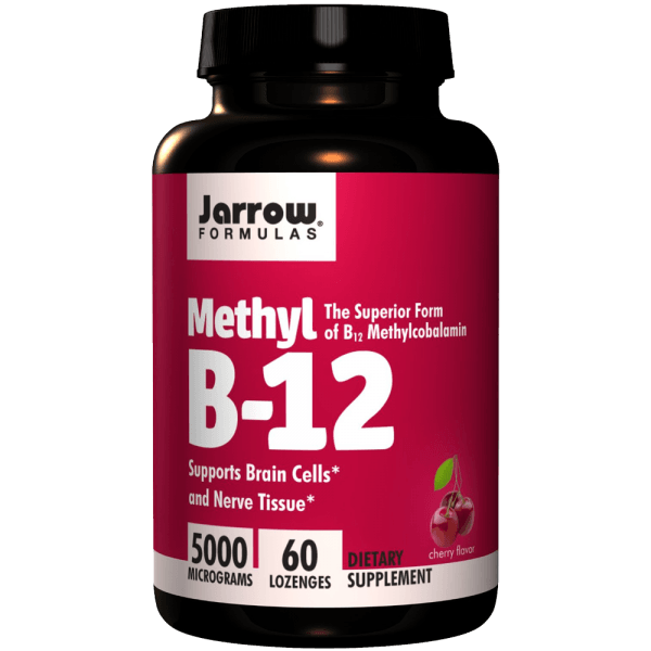 Jarrow Formulas Methylcobalamin (Methyl B12) 5000mcg 60 Lozenges