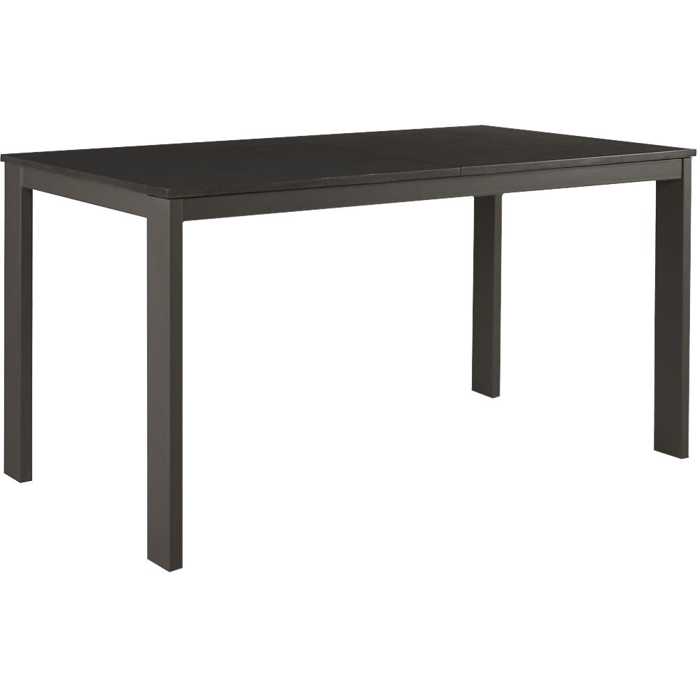 Core black extension dining table