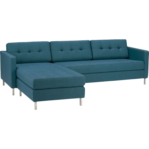 Ditto II peacock sectional sofa