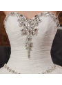 Strapless Ball Gown In Lace Wedding Dress
