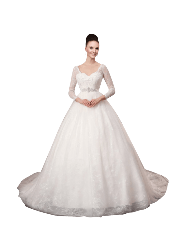 Gown In Lace Wedding Dress