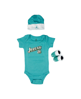 Jordan-Baby-Clothes-3-piece-Set-Teal-Jordan-23--Size-0-6-Months