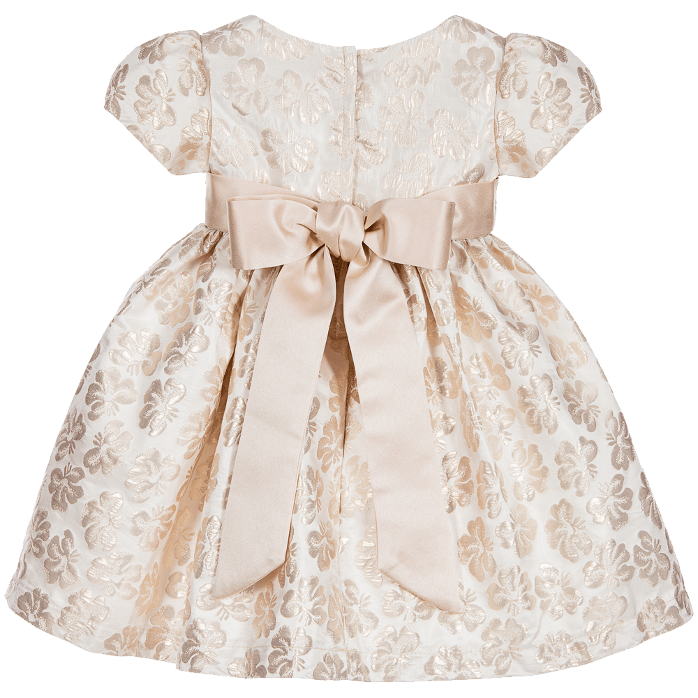 Romano Princess Baby Girls Brocade Dress