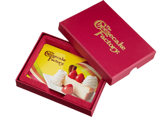 The Cheesecake Factory Gift Cards - In a Gift Box