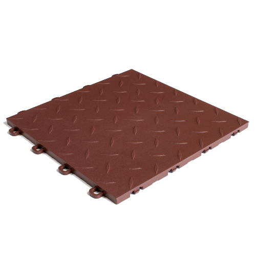 ModuTile Garage Flooring Interlocking Tiles Diamond Top