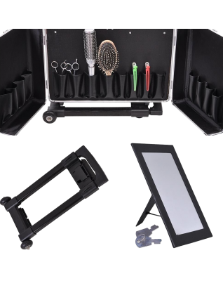 Clipper Trimmer Barber Tool Box Rolling