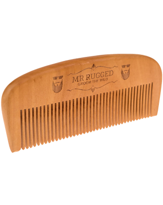 Mr Rugged Wooden Beard Comb