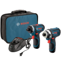 12-Volt Max Lithium-Ion 2-Tool Combo Kit (Drill Driver and Impact Driver) with 2 Batteries Charger and Case