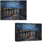 Starry Night over The Rhone by Vincent Van Gogh Reproduction