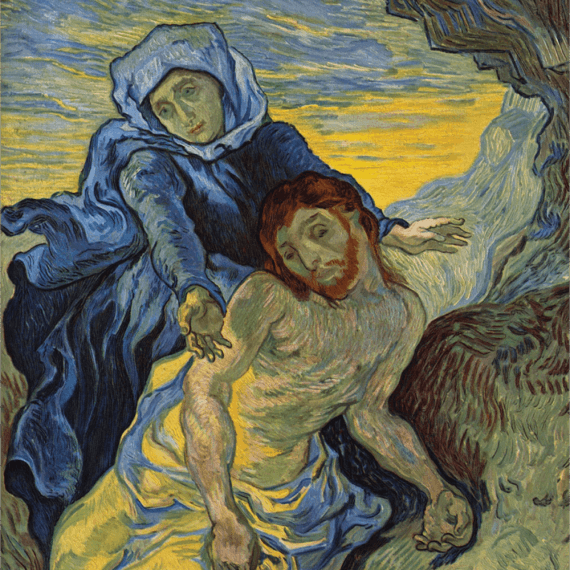 Pieta Vincent Van Gogh Art Reproduction