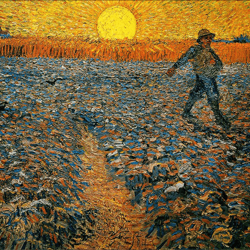 The Sower Vincent Van Gogh Art Reproduction