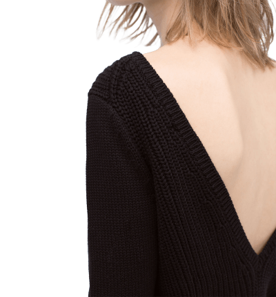 V-Back Sweater