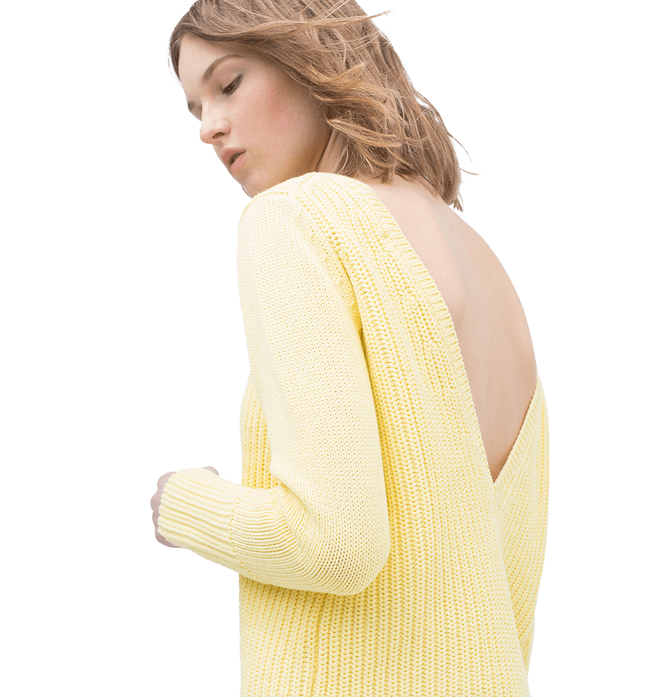 V-Back Sweater