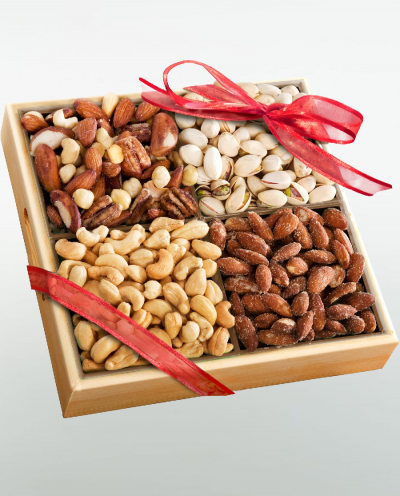 Golden State Fruit Savory Favorites Assorted Nuts Gift Tray