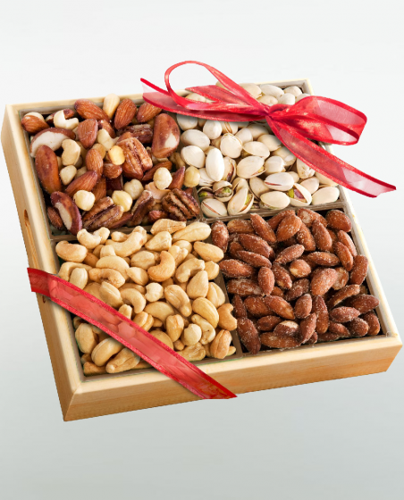 Golden State Fruit Savory Favorites Assorted Nuts Gift Tray
