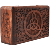 Handmade Decorative Wooden Jewelry Box Keepsake Storage
