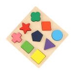 GYBBER_MUMU Wooden Preschool Shape Puzzle