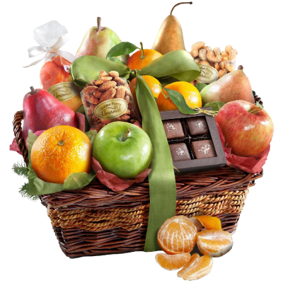 Fruit Orchard Delight and Gourmet Gift Basket