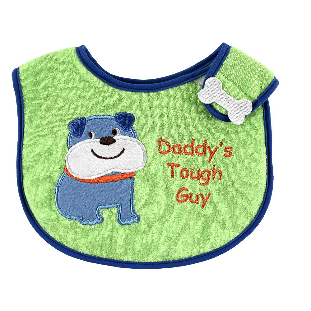 Luvable-Friends-Animal-Applique-Side-Closure-Baby-Bib