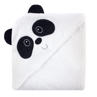Luvable-Friends-Animal-Face-Hooded-Woven-Terry-Baby-Towel