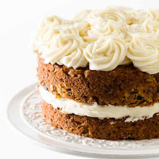Moist Carrot Cake with...