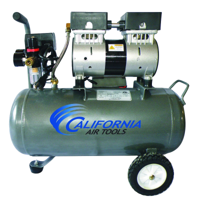 CAT-6310 Ultra Quiet and Oil-Free 1.0 Hp 6.3-Gallon Steel Tank Air Compressor